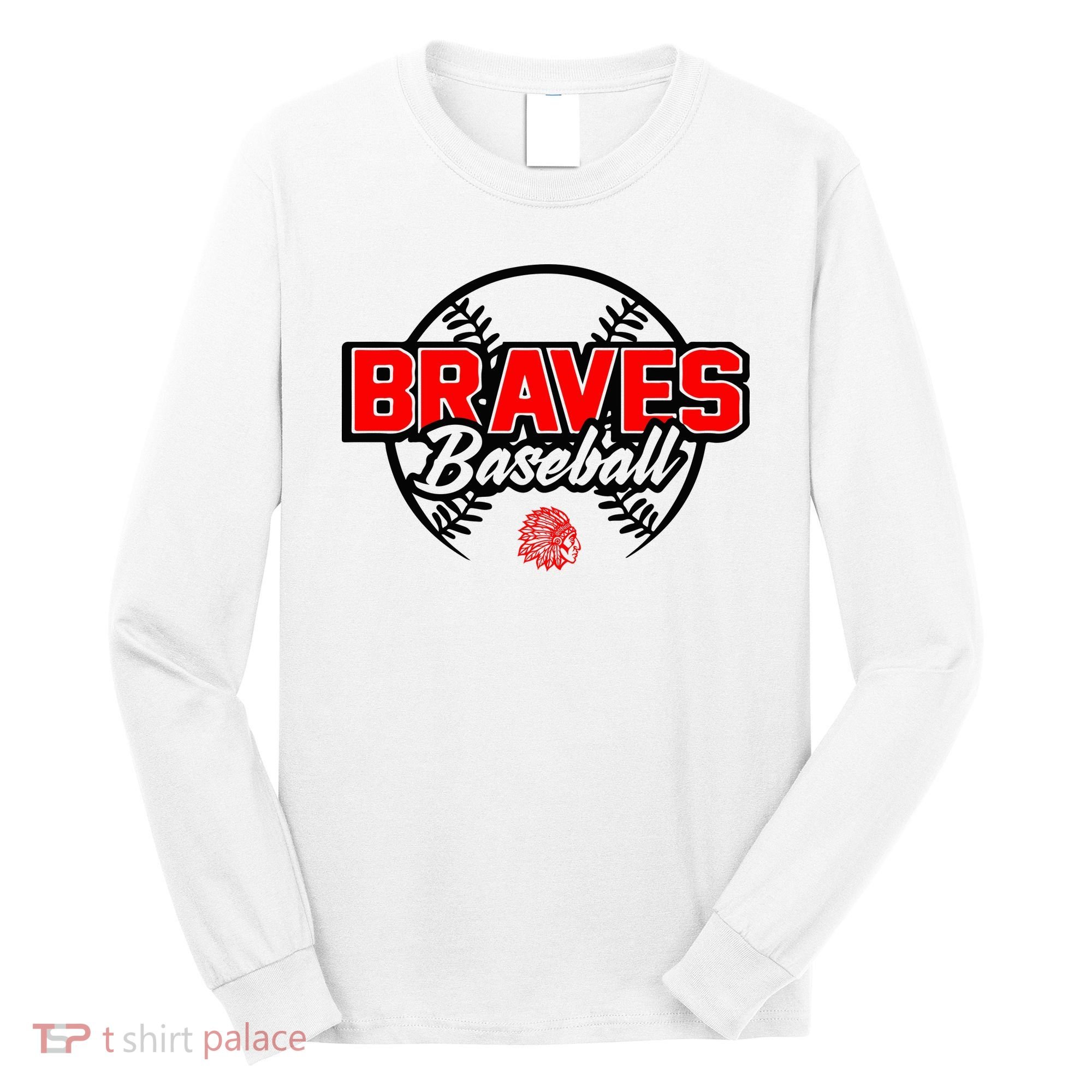 Baseball Sport Braves Baseball Long Sleeve Shirt