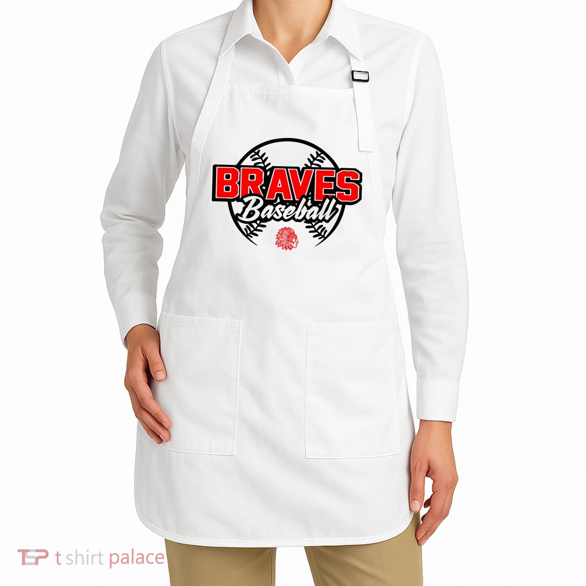 Baseball Sport Braves Baseball Apron