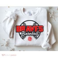 Baseball Sport Braves Baseball Sweatshirt thumb 2