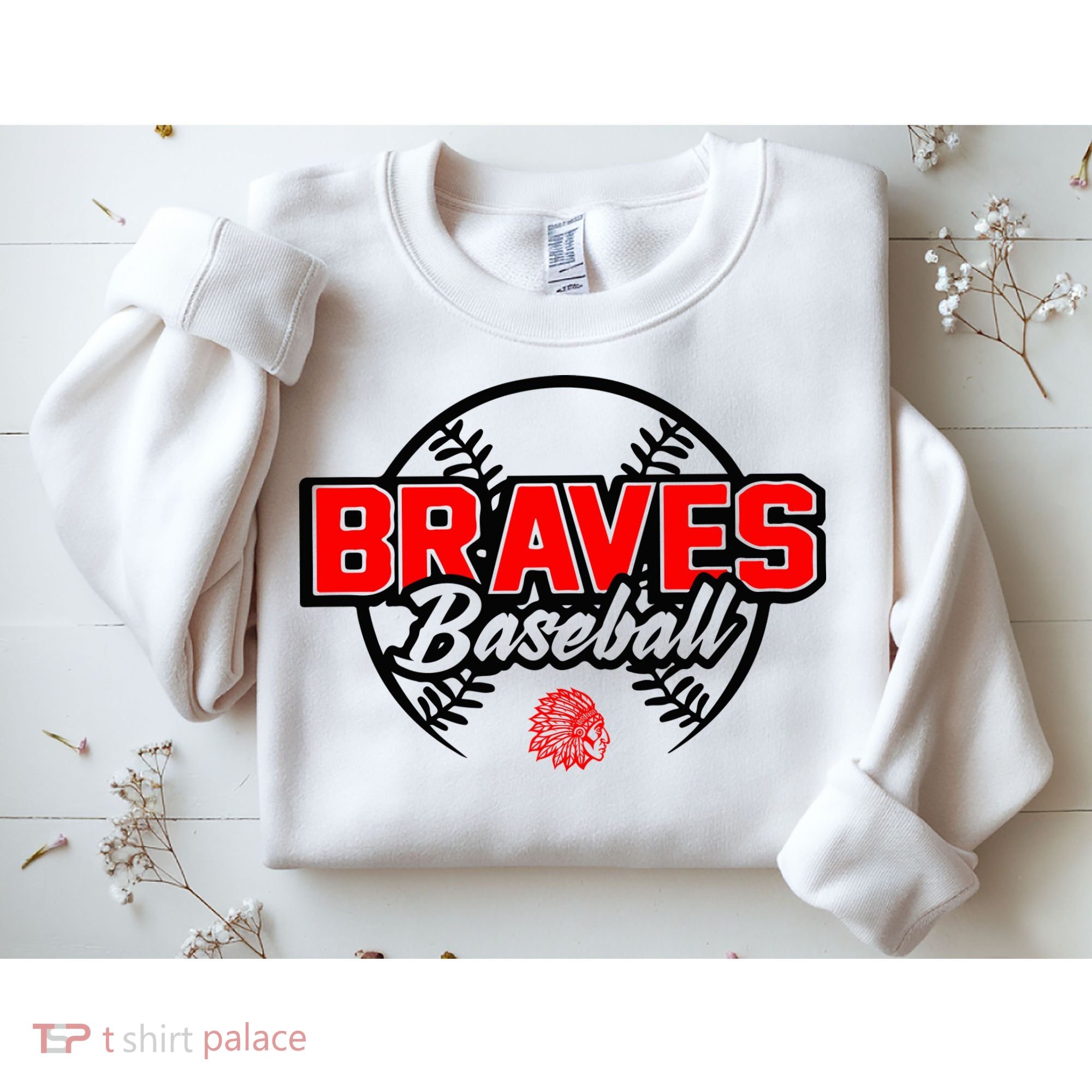 Baseball Sport Braves Baseball Sweatshirt