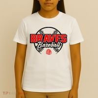 Baseball Sport Braves Baseball T-Shirt thumb 4
