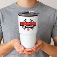 Baseball Sport Braves Baseball Tumbler thumb 2