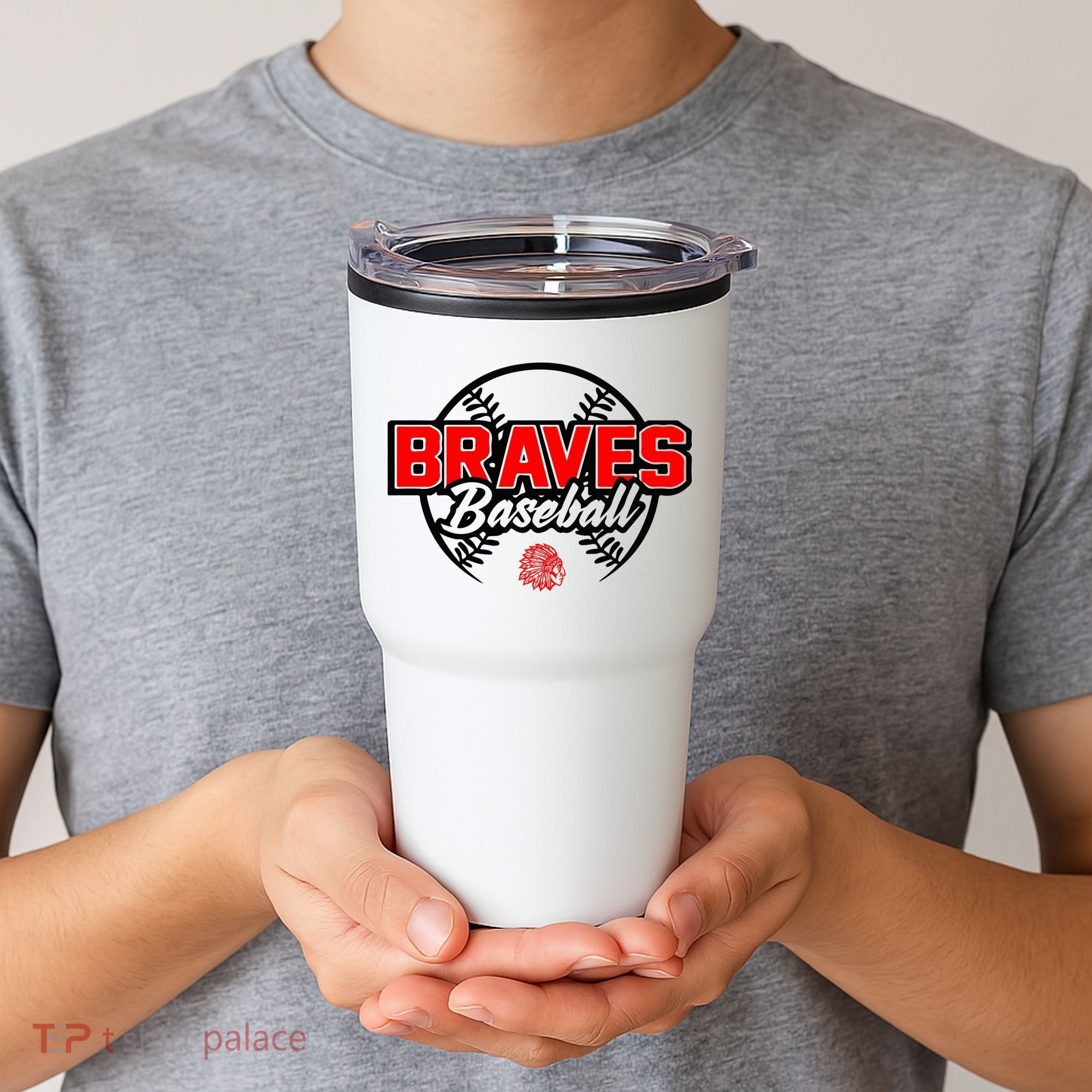Baseball Sport Braves Baseball Tumbler