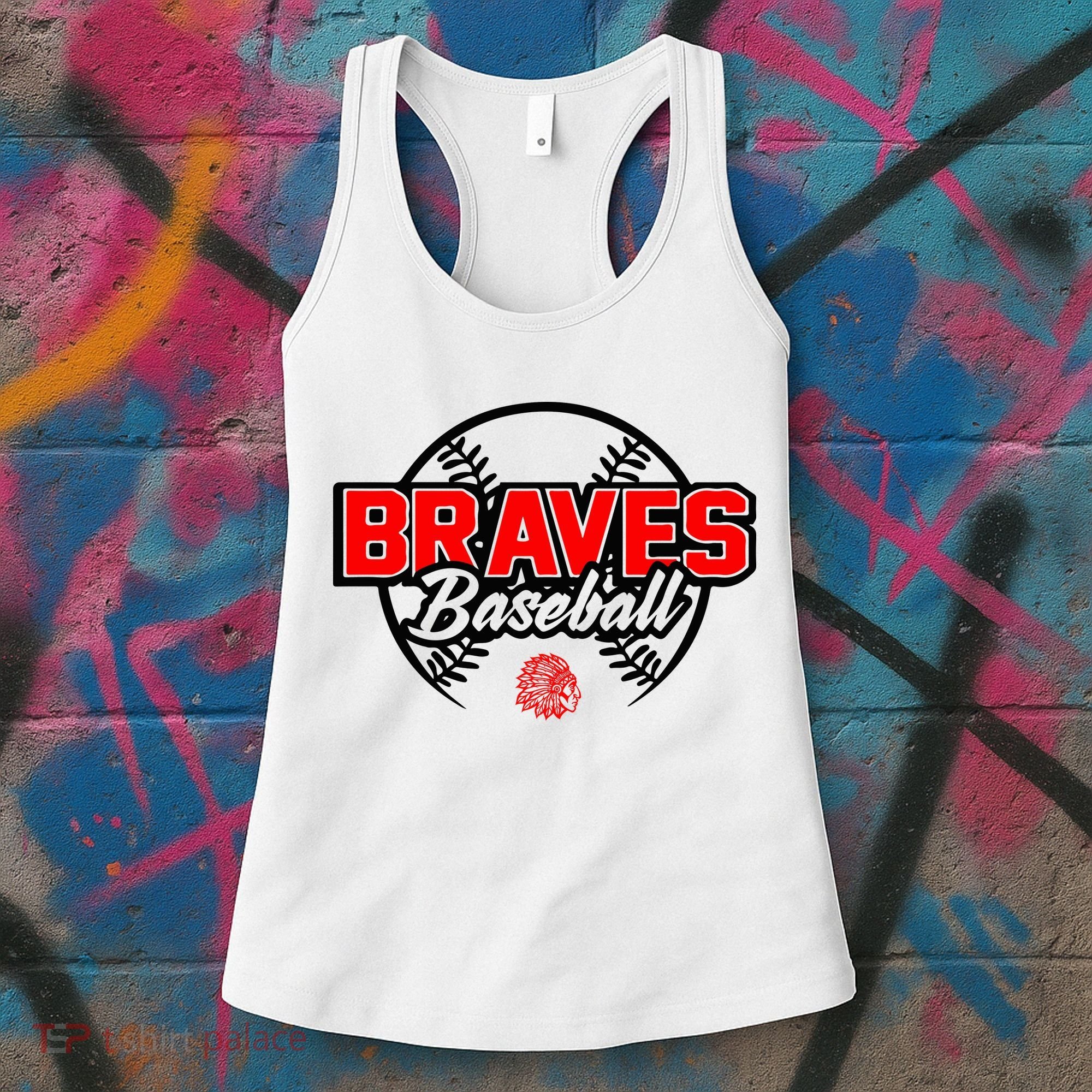 Baseball Sport Braves Baseball Women's Tank Top