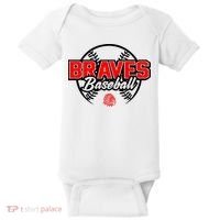 Baseball Sport Braves Baseball Baby Bodysuit thumb 0