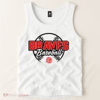 Baseball Sport Braves Baseball Tank Top thumb 2