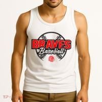 Baseball Sport Braves Baseball Tank Top thumb 3
