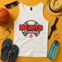 Baseball Sport Braves Baseball Tank Top thumb 4
