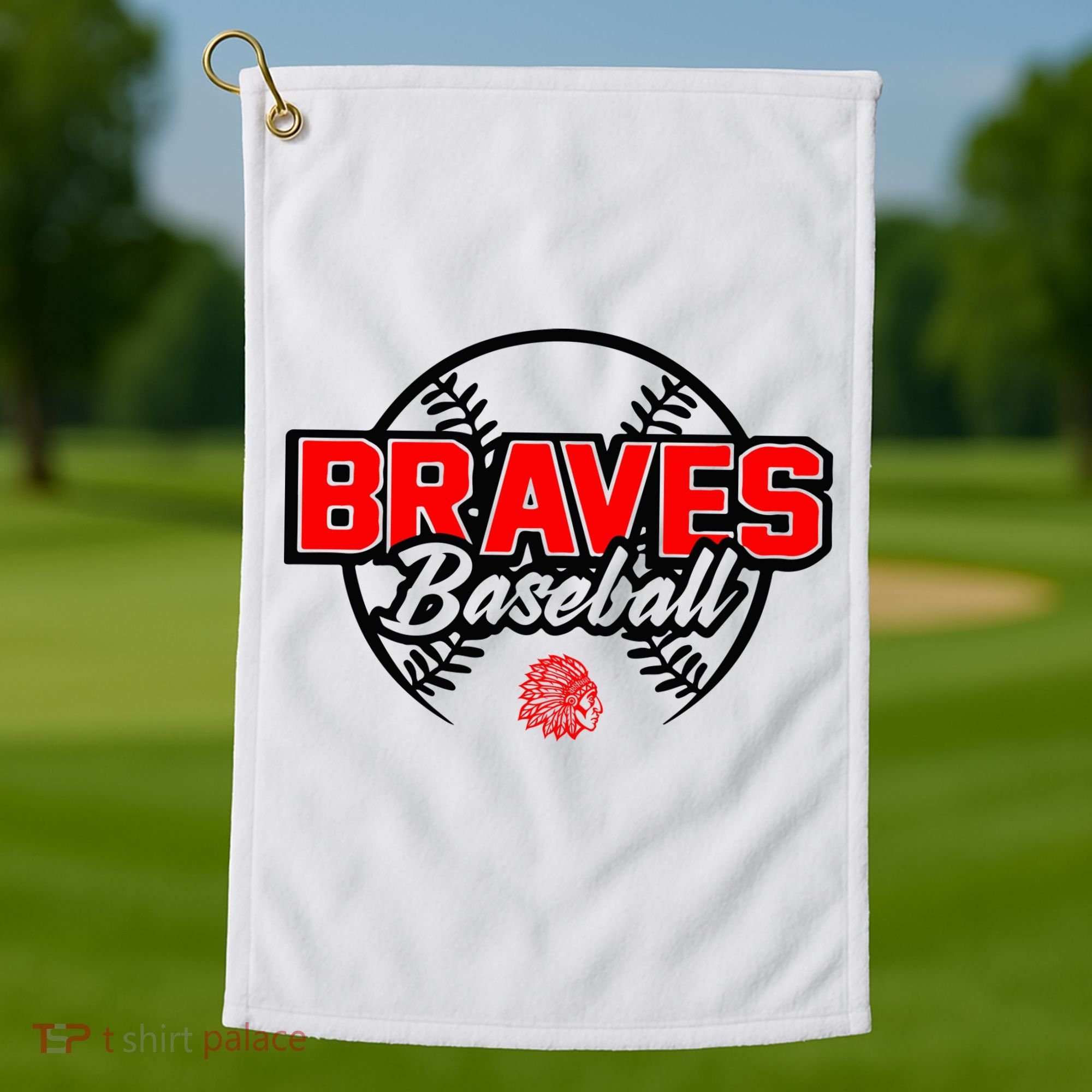 Baseball Sport Braves Baseball Golf Towel