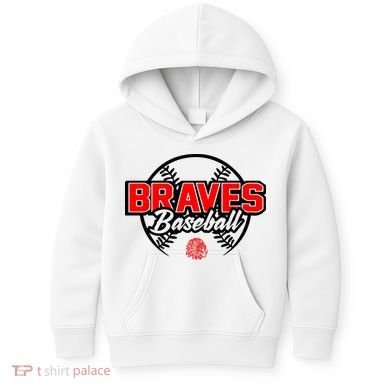 Baseball Sport Braves Baseball Kids Hoodie