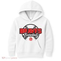 Baseball Sport Braves Baseball Kids Hoodie thumb 0
