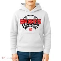 Baseball Sport Braves Baseball Kids Hoodie thumb 4