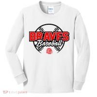 Baseball Sport Braves Baseball Kids Long Sleeve Shirt thumb 0