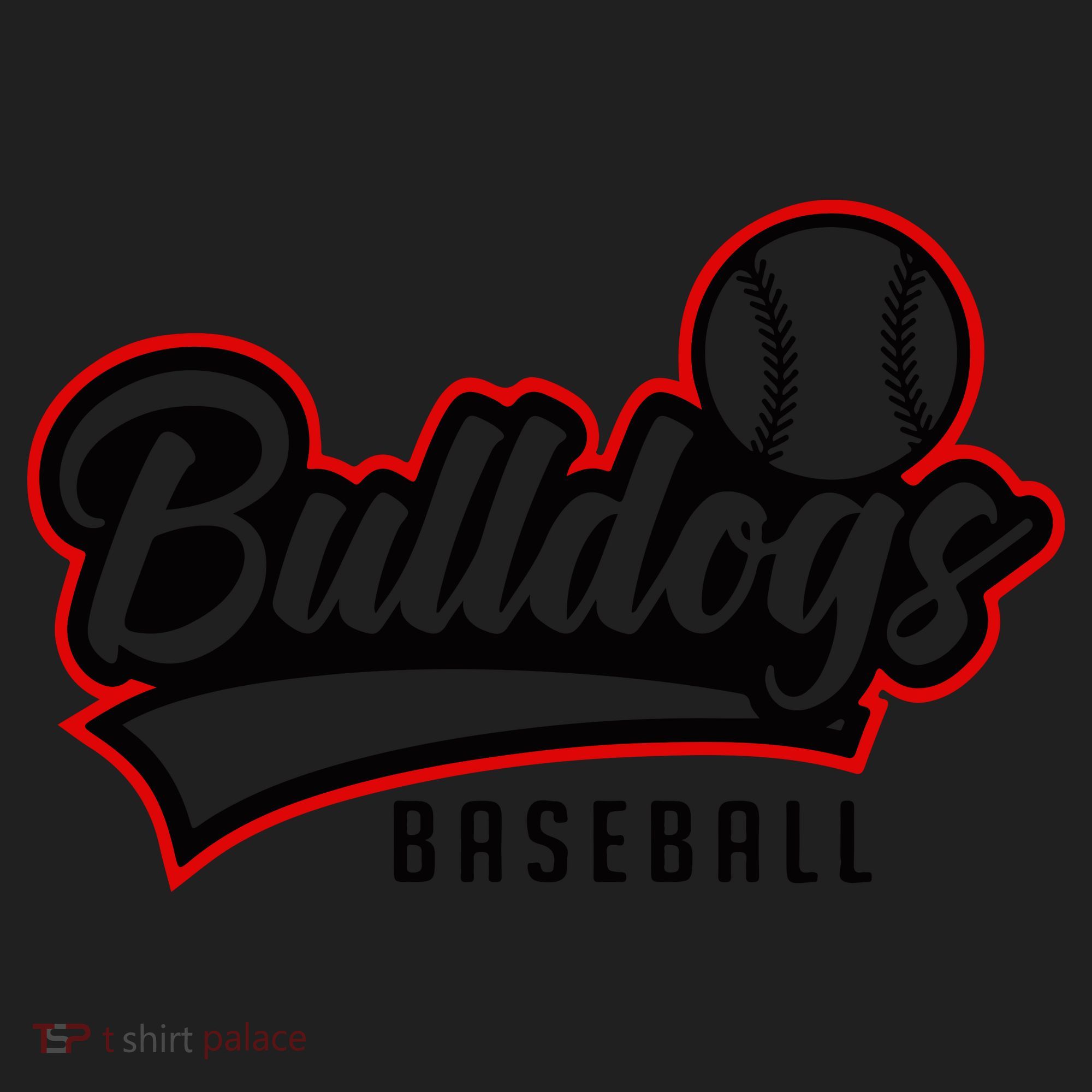 Baseball Sport Bulldog Baseball Women's Sweatshirt