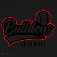 Baseball Sport Bulldog Baseball Toddler Hoodie thumb 2
