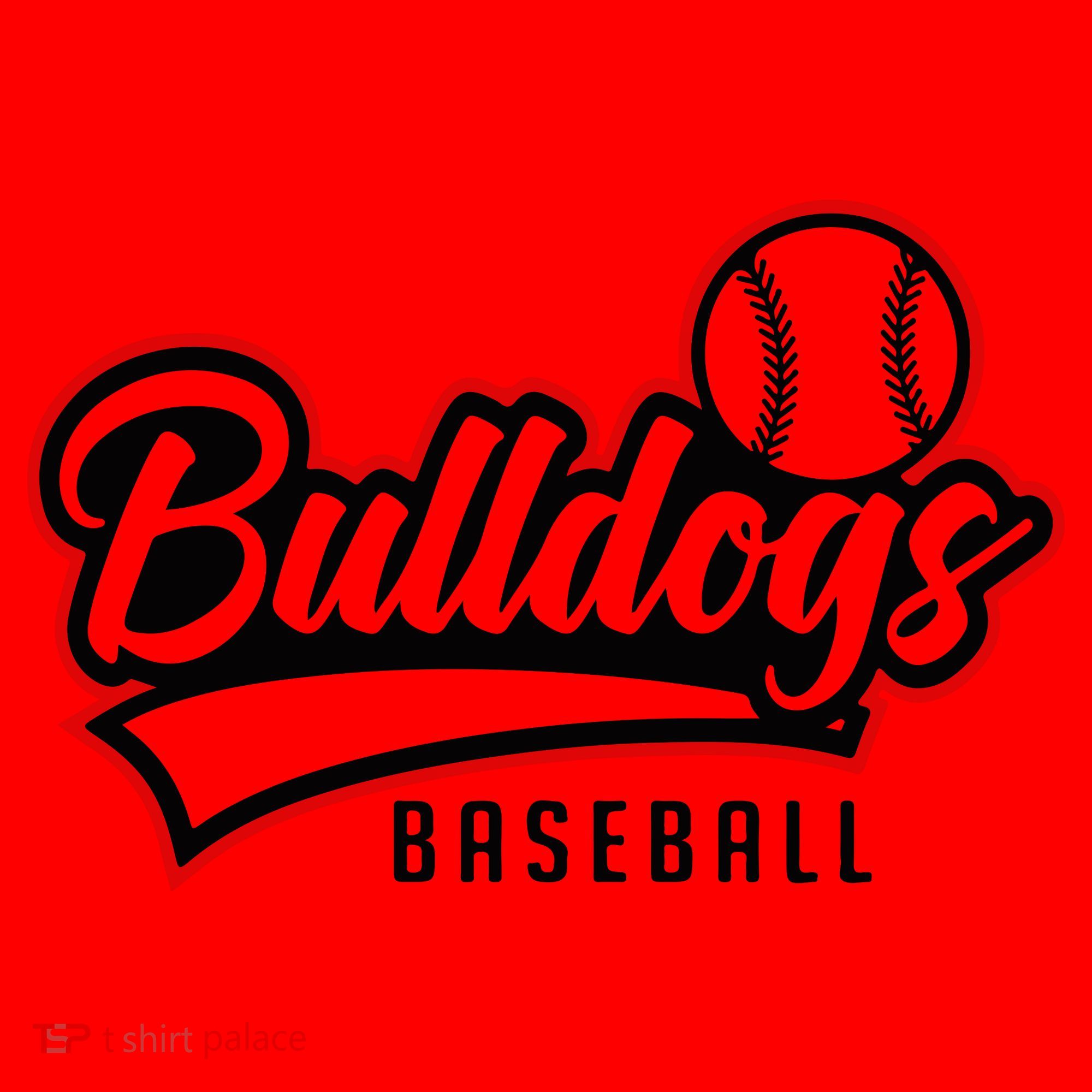 Baseball Sport Bulldog Baseball Santa Hat