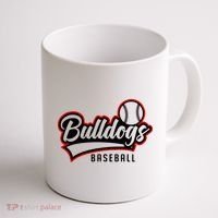 Baseball Sport Bulldog Baseball Coffee Mug thumb 1