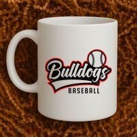 Baseball Sport Bulldog Baseball Coffee Mug thumb 2