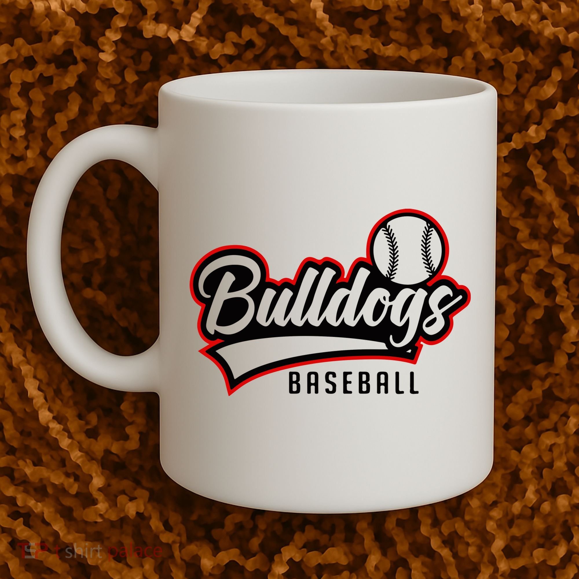 Baseball Sport Bulldog Baseball Coffee Mug