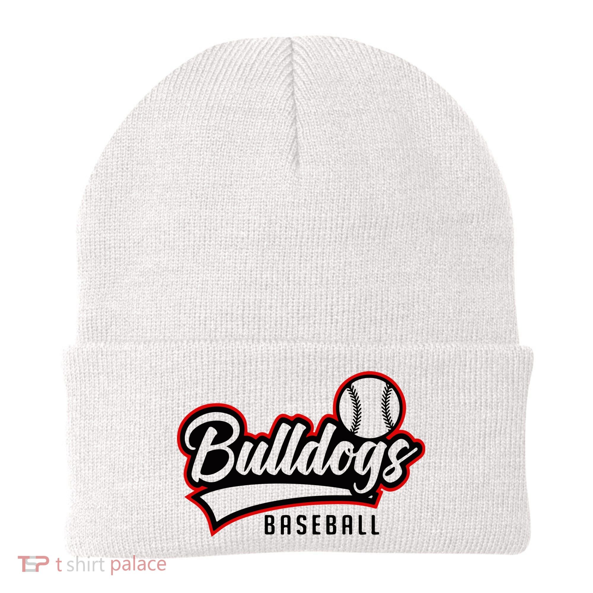 Baseball Sport Bulldog Baseball Beanie
