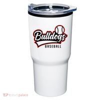 Baseball Sport Bulldog Baseball Tumbler thumb 0