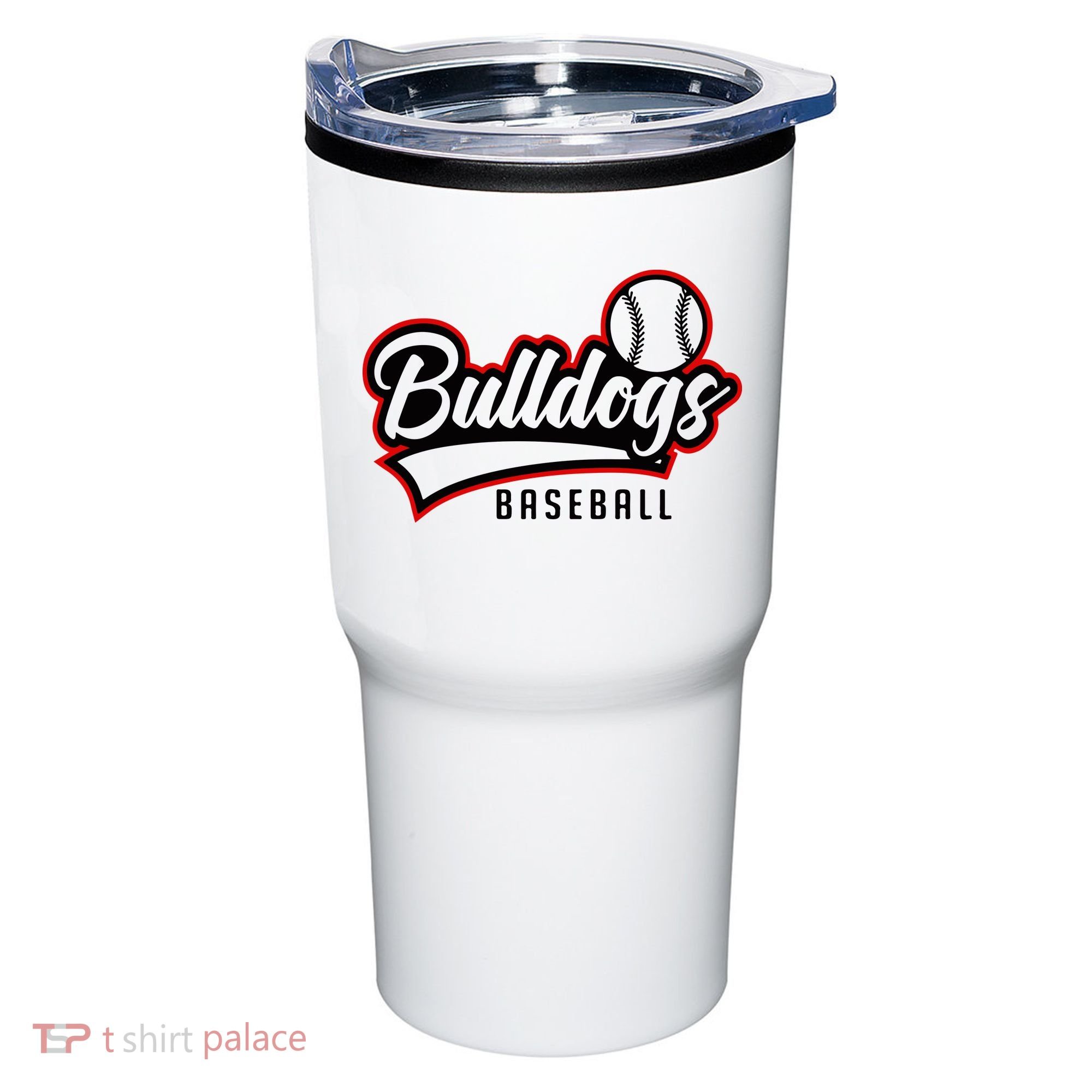 Baseball Sport Bulldog Baseball Tumbler