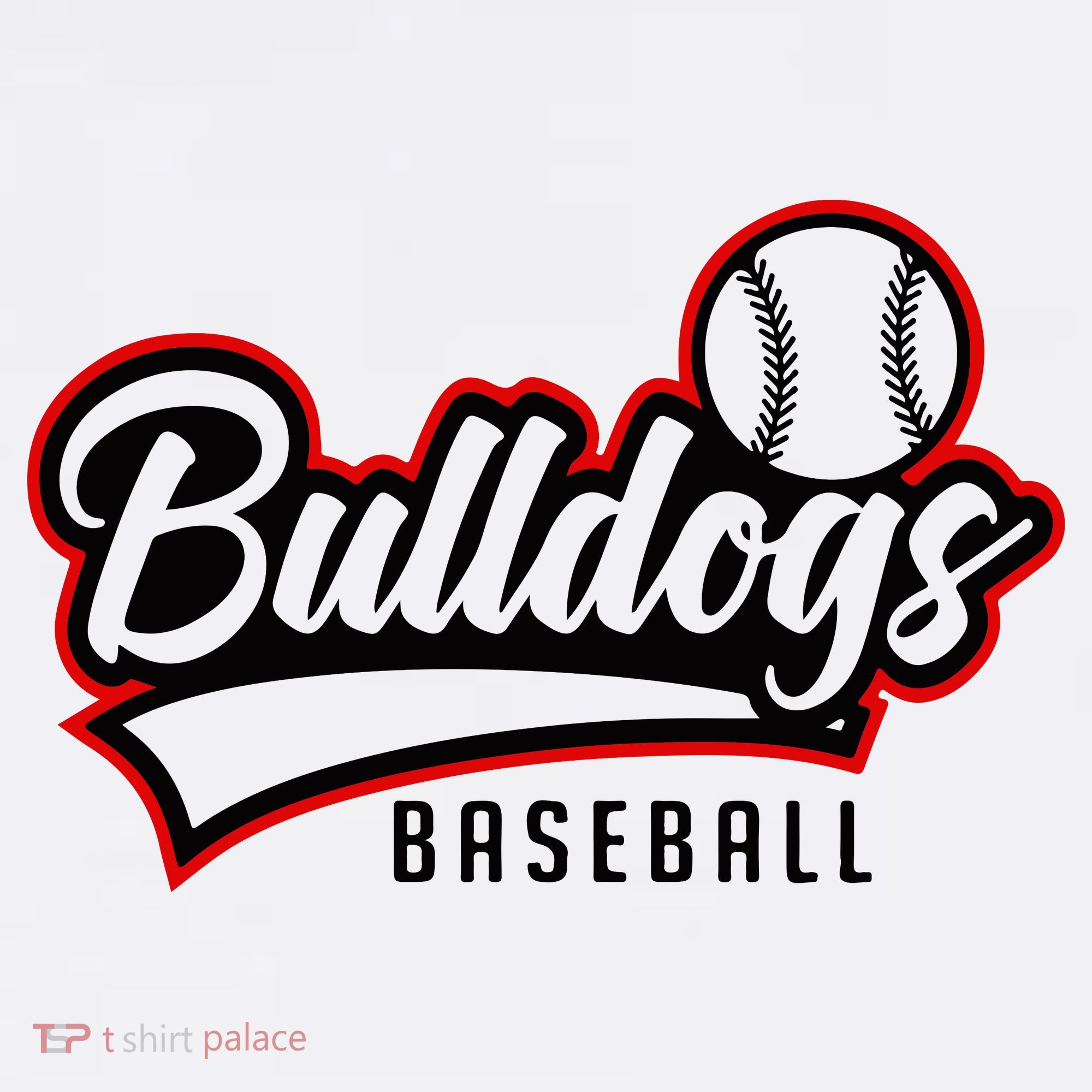 Baseball Sport Bulldog Baseball Mousepad