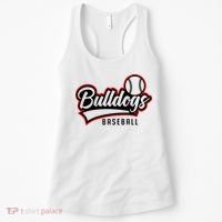 Baseball Sport Bulldog Baseball Women's Tank Top thumb 0