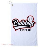 Baseball Sport Bulldog Baseball Golf Towel thumb 0