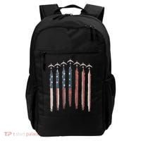 B-52 Stratofortress Bomber Airplane USA Patriotic Flag Backpack thumb 0
