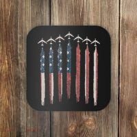 B-52 Stratofortress Bomber Airplane USA Patriotic Flag Coaster thumb 0
