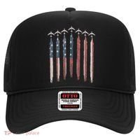 B-52 Stratofortress Bomber Airplane USA Patriotic Flag Hat thumb 0