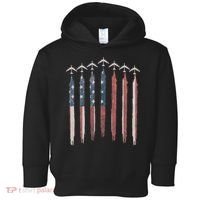 B-52 Stratofortress Bomber Airplane USA Patriotic Flag Toddler Hoodie thumb 0