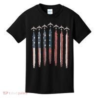 B-52 Stratofortress Bomber Airplane USA Patriotic Flag Kids T-Shirt thumb 0