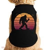 Bigfoot Surfing Beach Vacation Retro Surfboard Surf Shaka Doggie Tank thumb 0