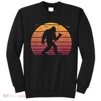 Bigfoot Surfing Beach Vacation Retro Surfboard Surf Shaka Sweatshirt thumb 0
