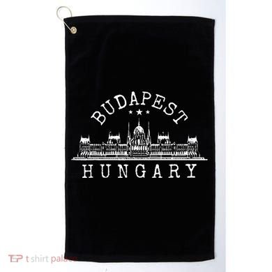 Budapest Skyline Golf Towel