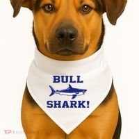 Bull Shark USA-Made Doggie Bandana thumb 1