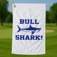 Bull Shark Golf Towel thumb 1
