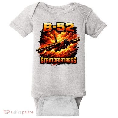 B-52 Stratofortress Bomber Baby Bodysuit