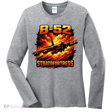 B-52 Stratofortress Bomber Women's Long Sleeve Shirt