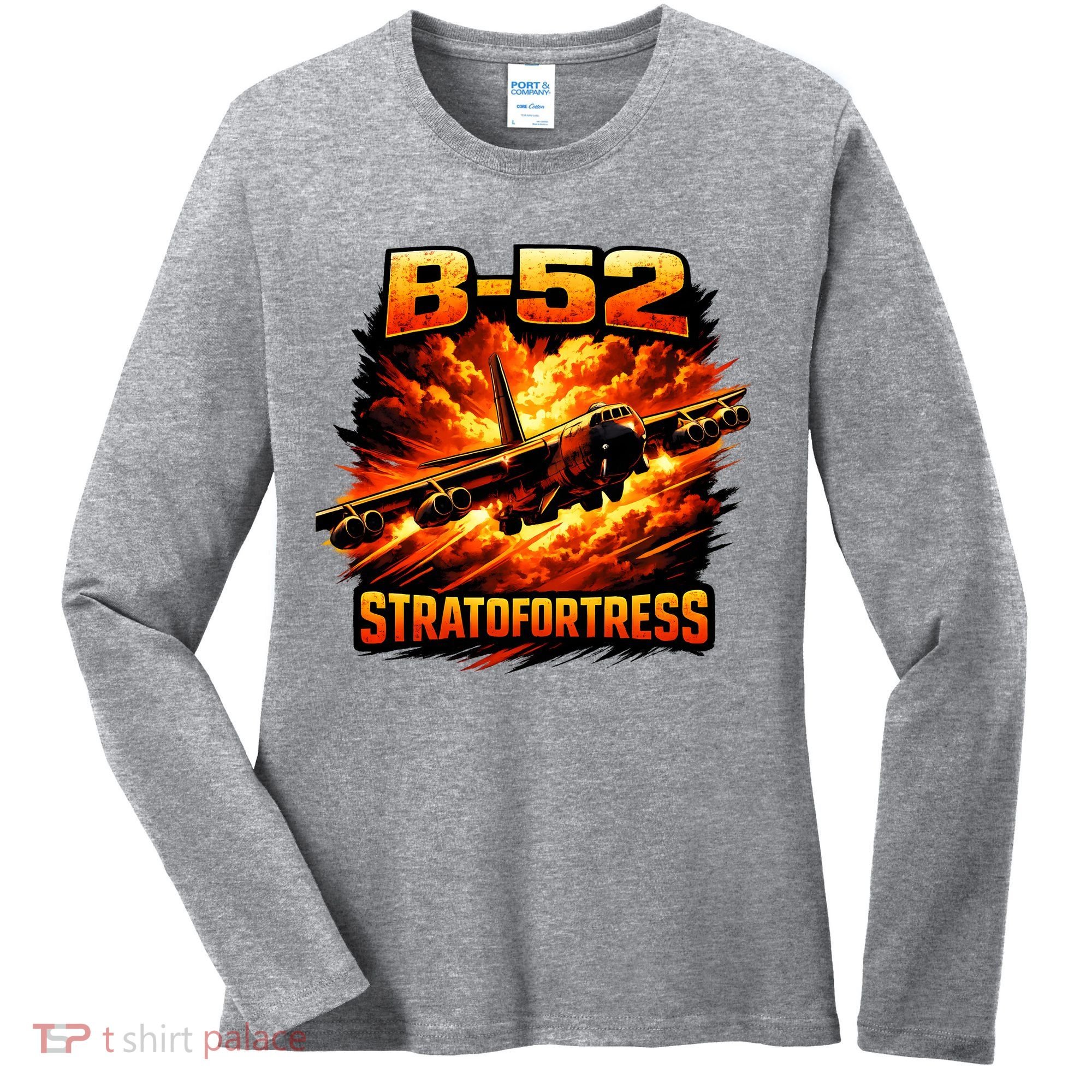 B-52 Stratofortress Bomber Women's Long Sleeve Shirt