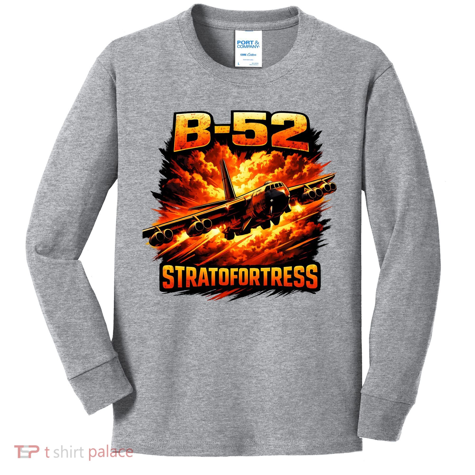 B-52 Stratofortress Bomber Kids Long Sleeve Shirt
