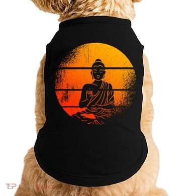 Buddha Statue Buddhist Meditate Sitting Buddha Gift Doggie Tank