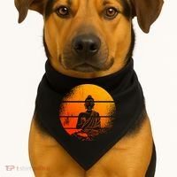 Buddha Statue Buddhist Meditate Sitting Buddha Gift USA-Made Doggie Bandana thumb 1