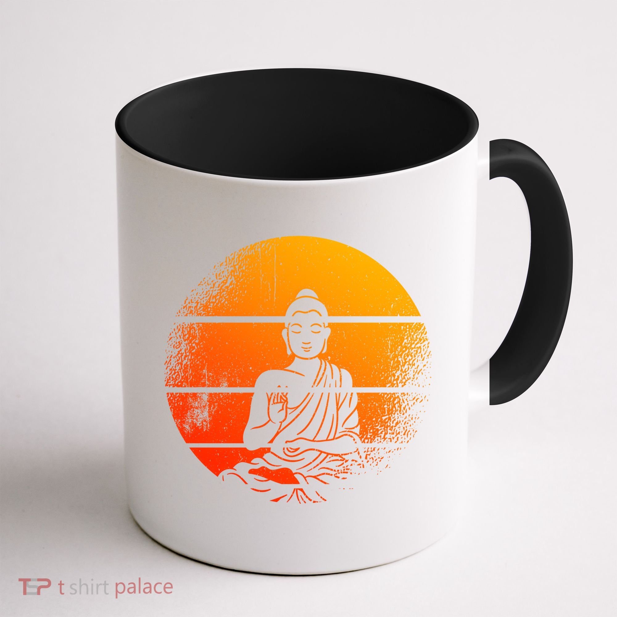 Buddha Statue Buddhist Meditate Sitting Buddha Gift Coffee Mug