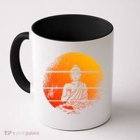 Buddha Statue Buddhist Meditate Sitting Buddha Gift Coffee Mug thumb 0