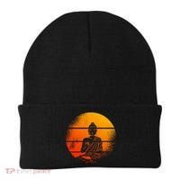 Buddha Statue Buddhist Meditate Sitting Buddha Gift Beanie thumb 0