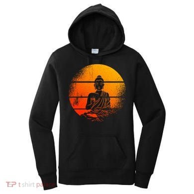 Buddha Statue Buddhist Meditate Sitting Buddha Gift Women's Hoodie