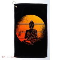 Buddha Statue Buddhist Meditate Sitting Buddha Gift Golf Towel thumb 0